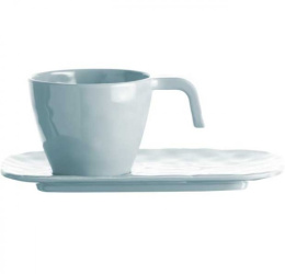 Чашки с блюдцами для кофе Marine Business Harmony Silver 6шт (10265972)